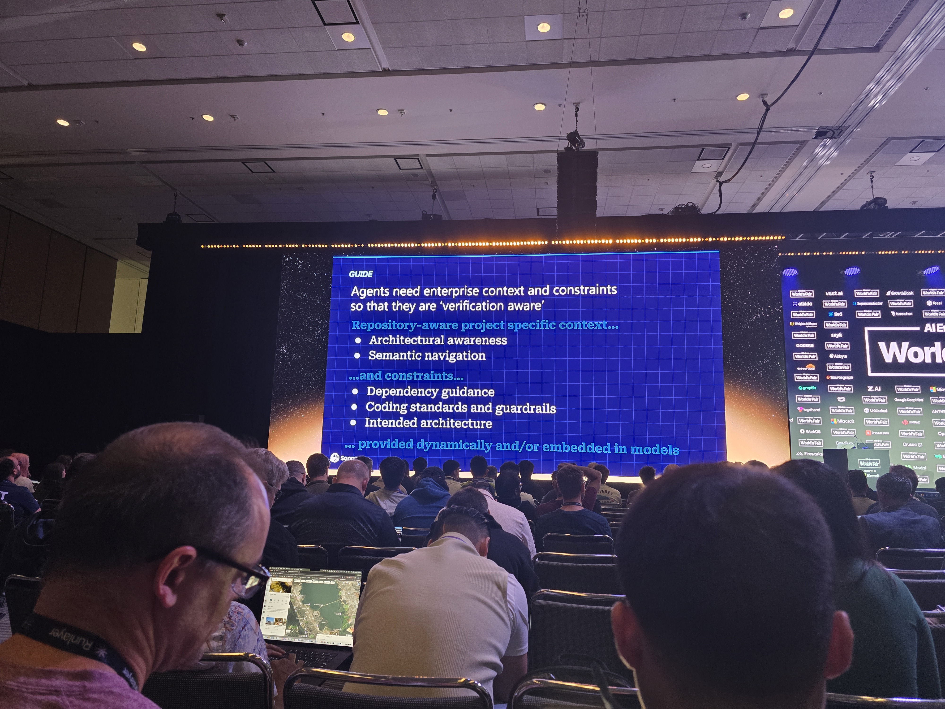 Verification-aware context and constraints slide